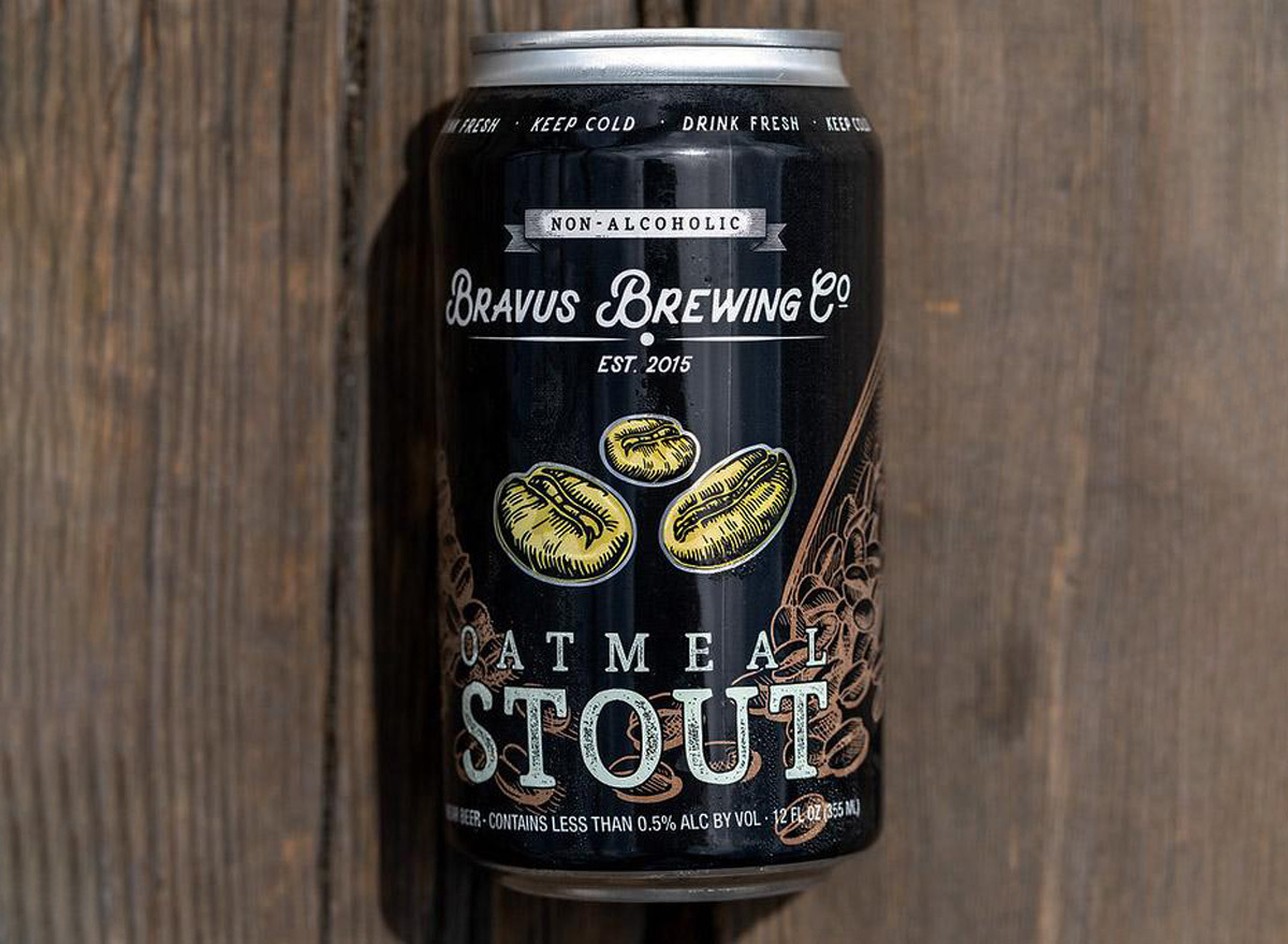 bravus brewing co non alcoholic oatmeal stout