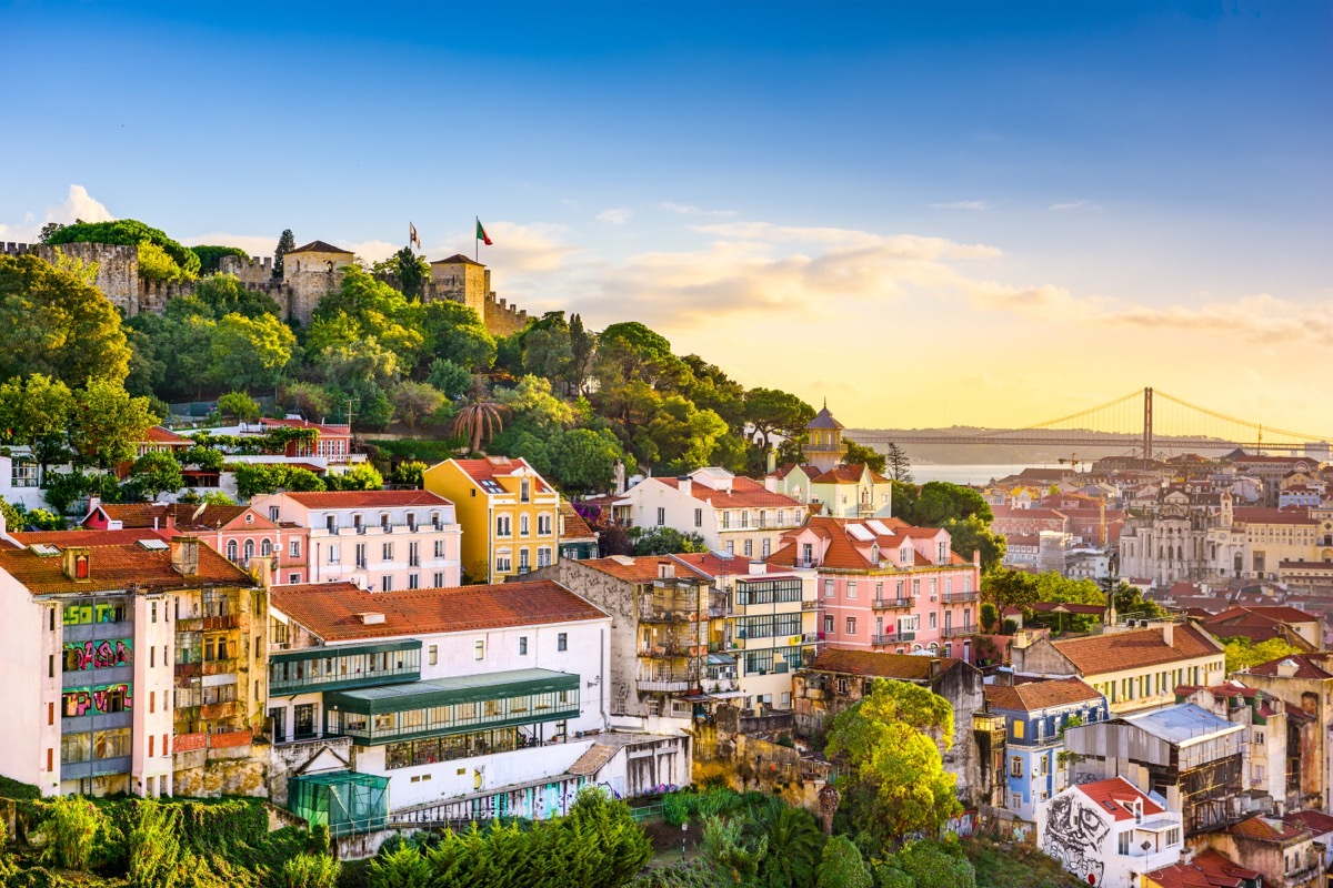 Lisbon Skyline in Portugal