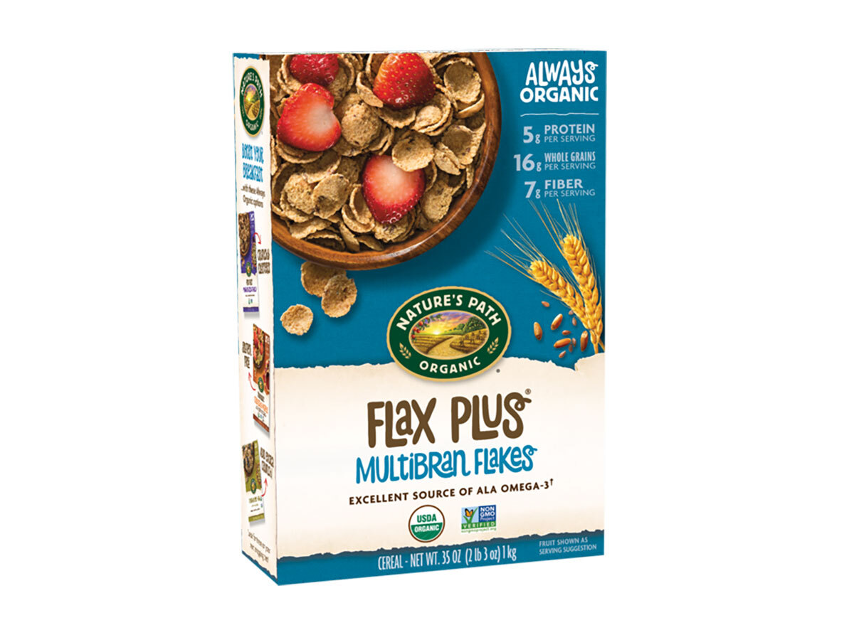 nature's path flax plus multibran flakes