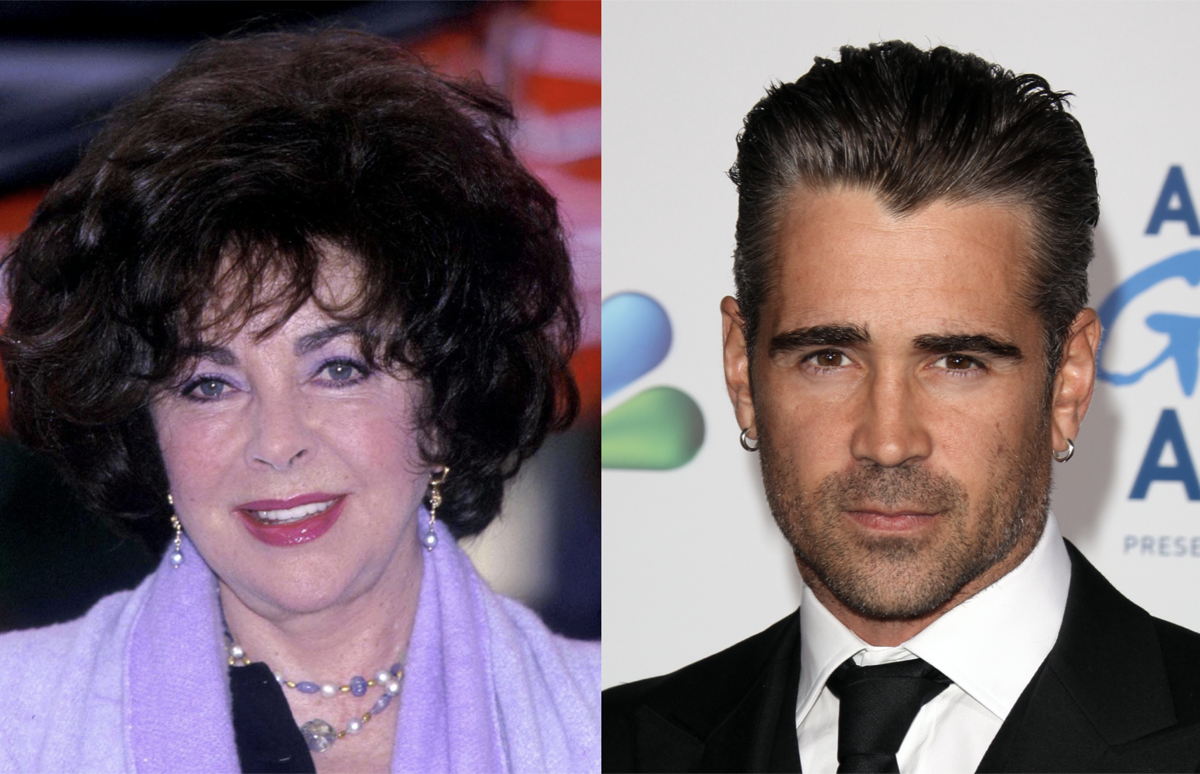 Elizabeth Taylor and Colin Farrell