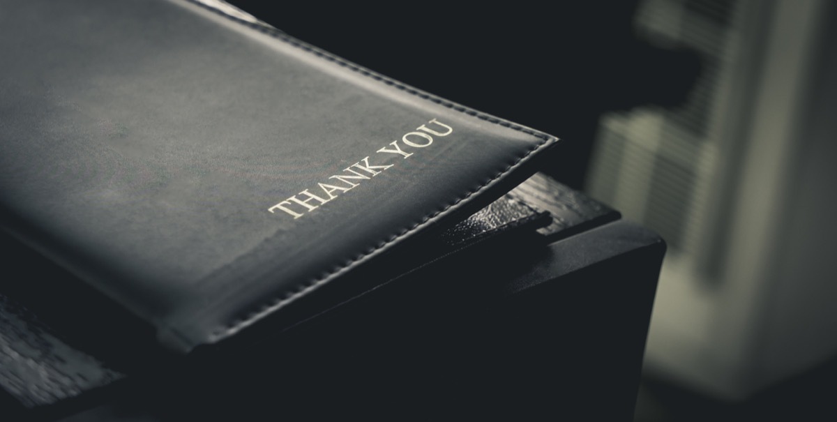 restaurant Billing Tray with Letter 