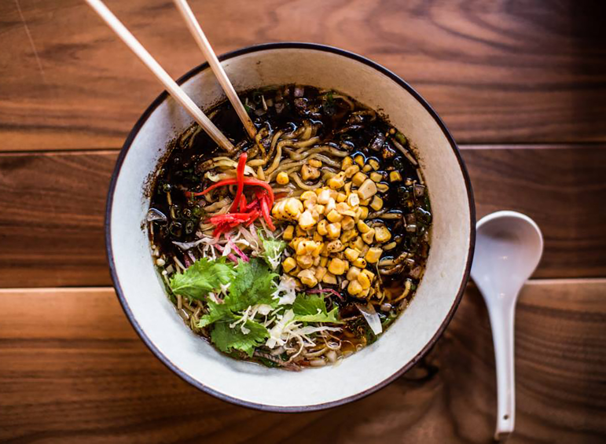 bowl of vegan ramen