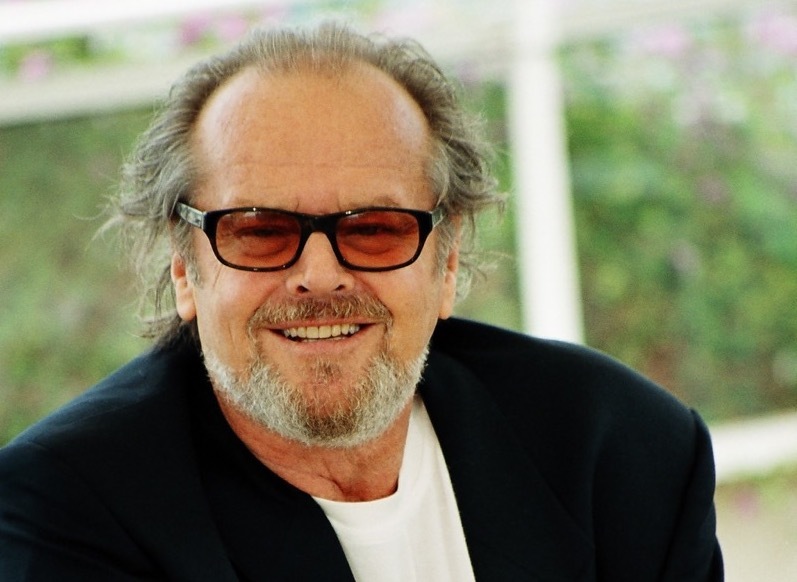 CANNES, FRANCE - MAY 22: Jack Nicholson shouts as he poses for photographers during the photocall for film 'About Schmidt' 22 May 2002 during the 55th Cannes film festival, France