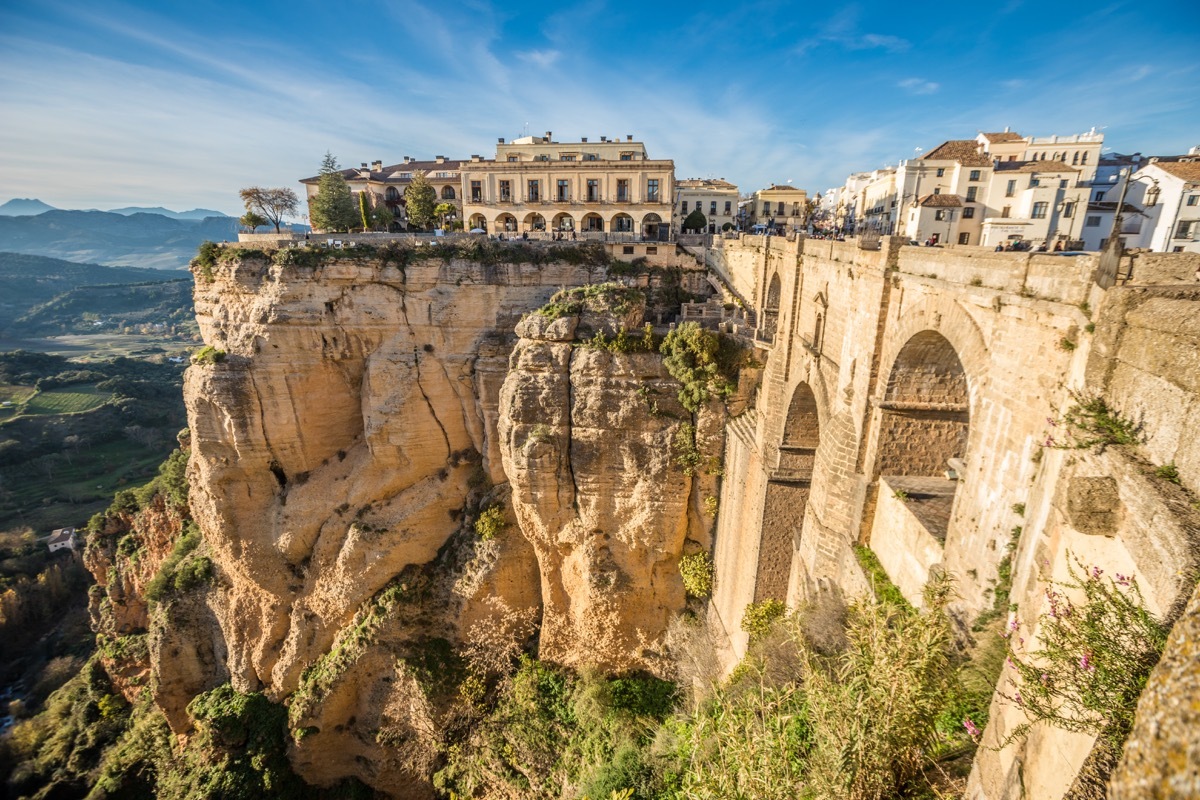 cliffs in ronda spain