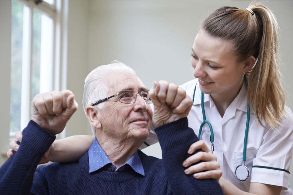 Stroke Victim and Doctor How Depression Affects the Body