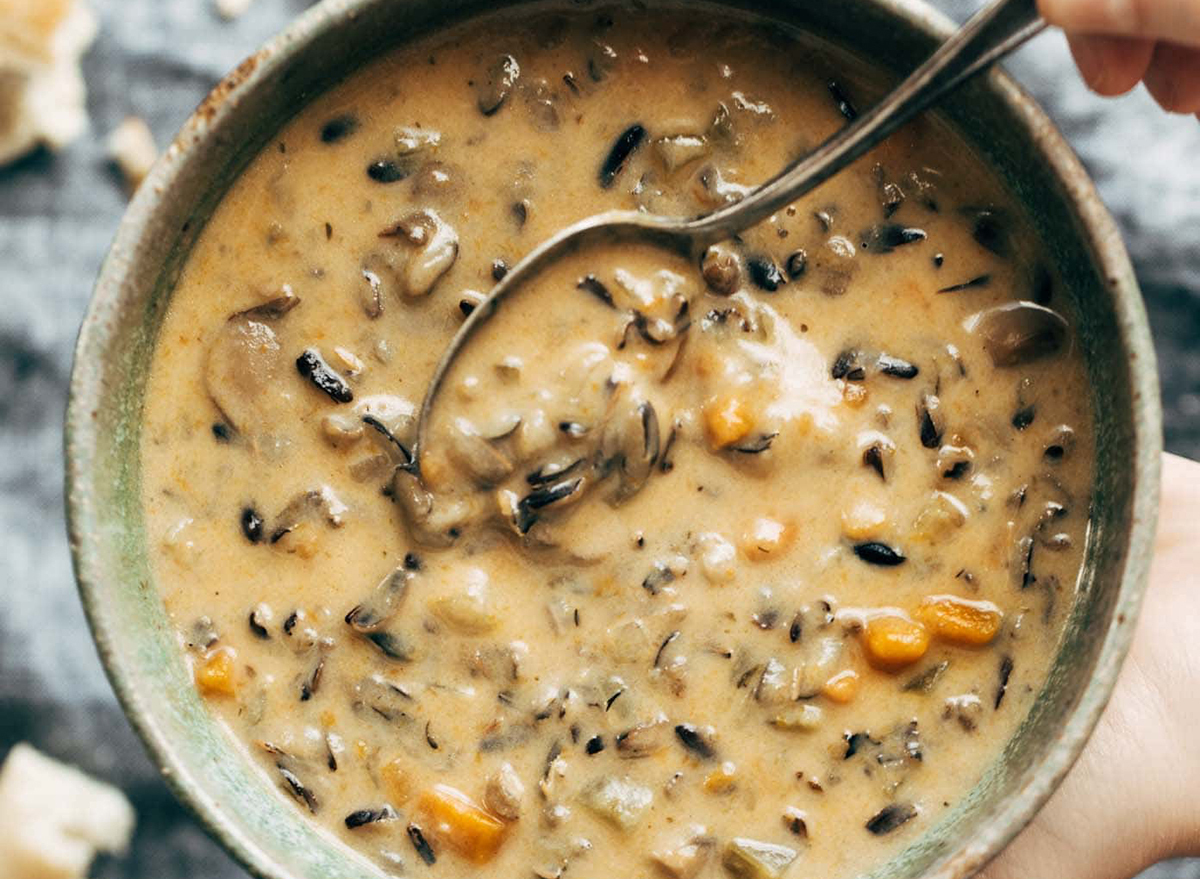 instant pot wild rice soup