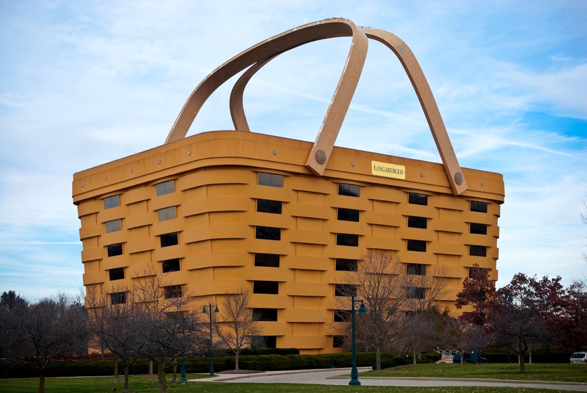 newark ohio Longaberger Company basket building, iconic state photos