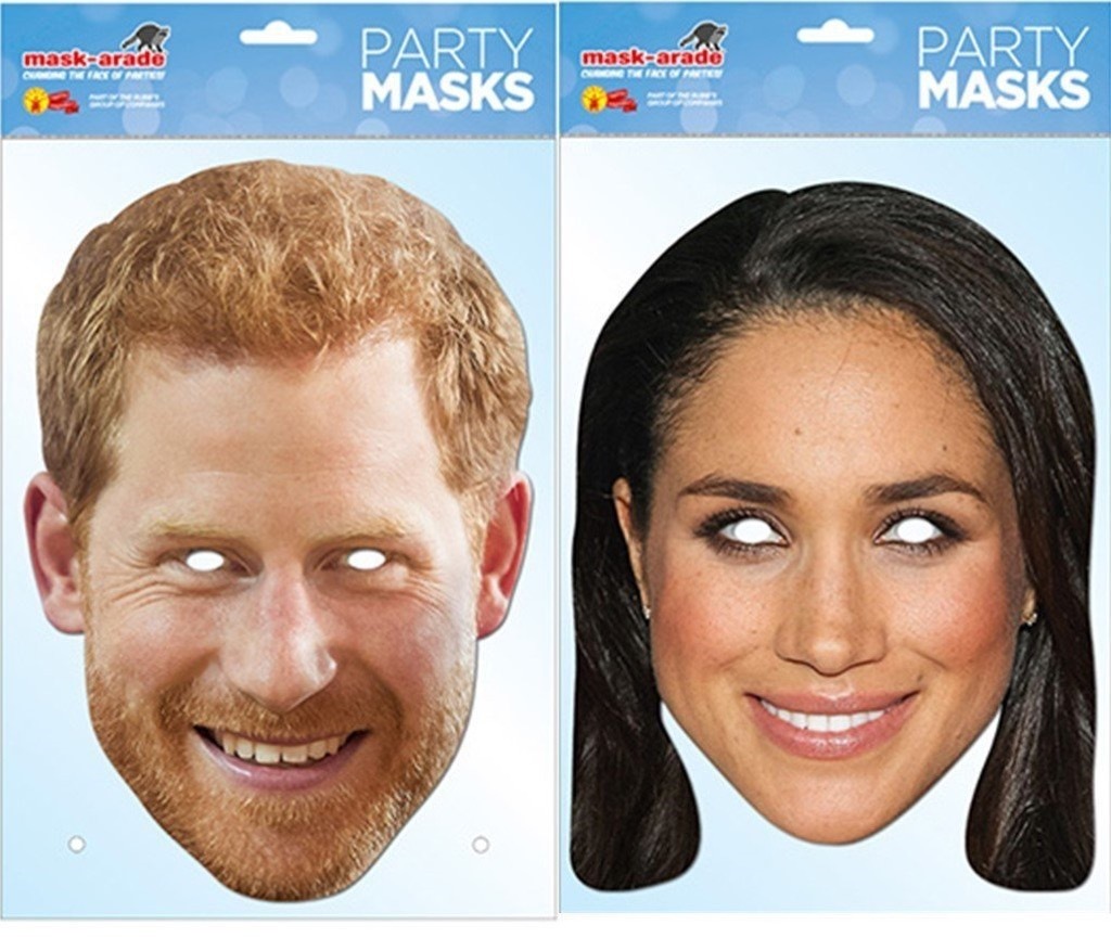 royal family face masks Crazy Wedding Memorabilia 