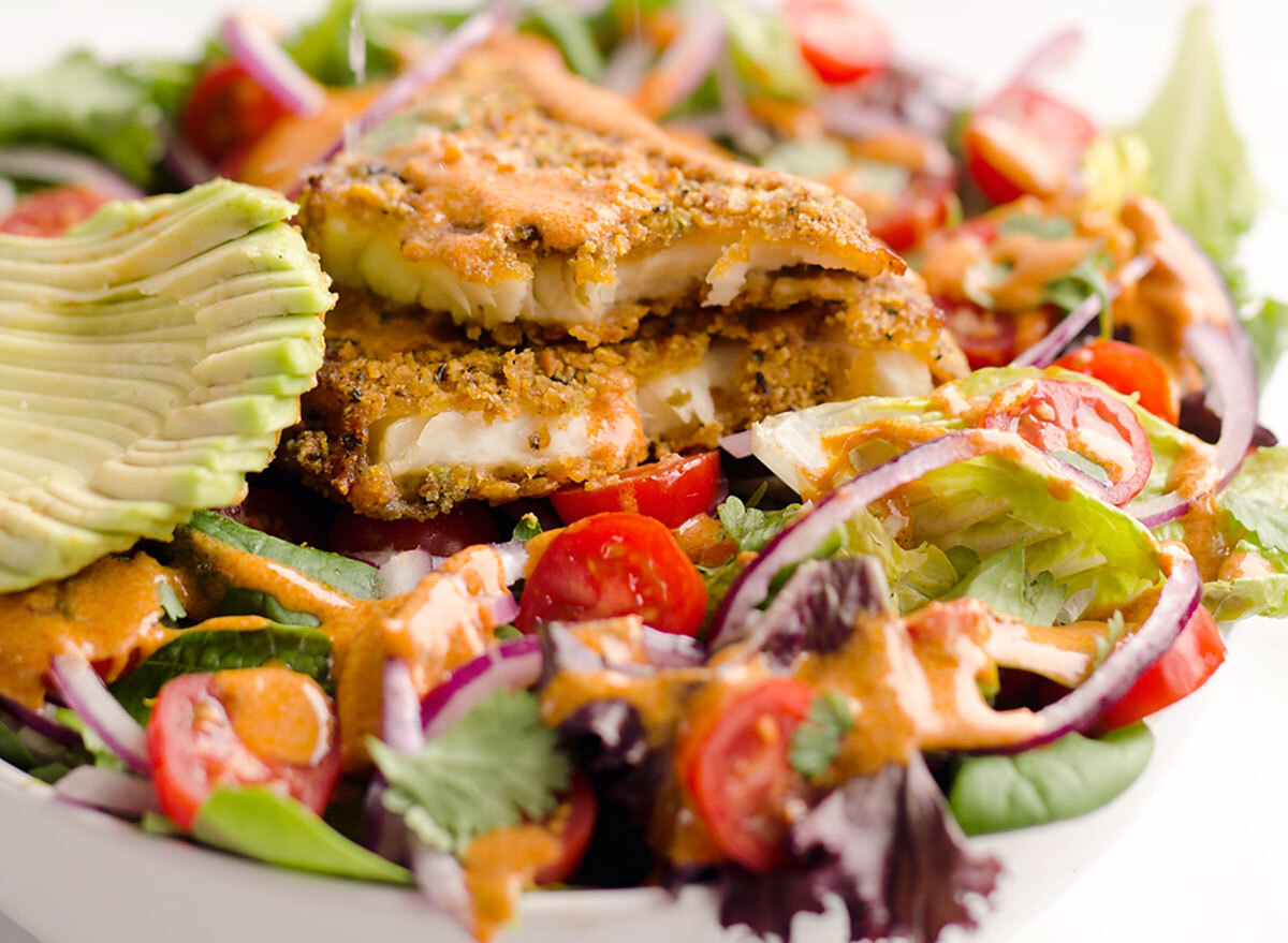 southwest tilapia salad