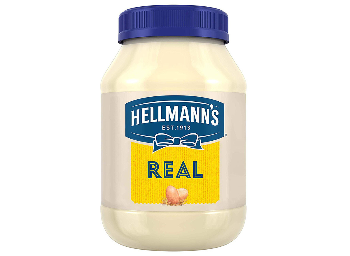 hellmanns real mayonnaise in jar