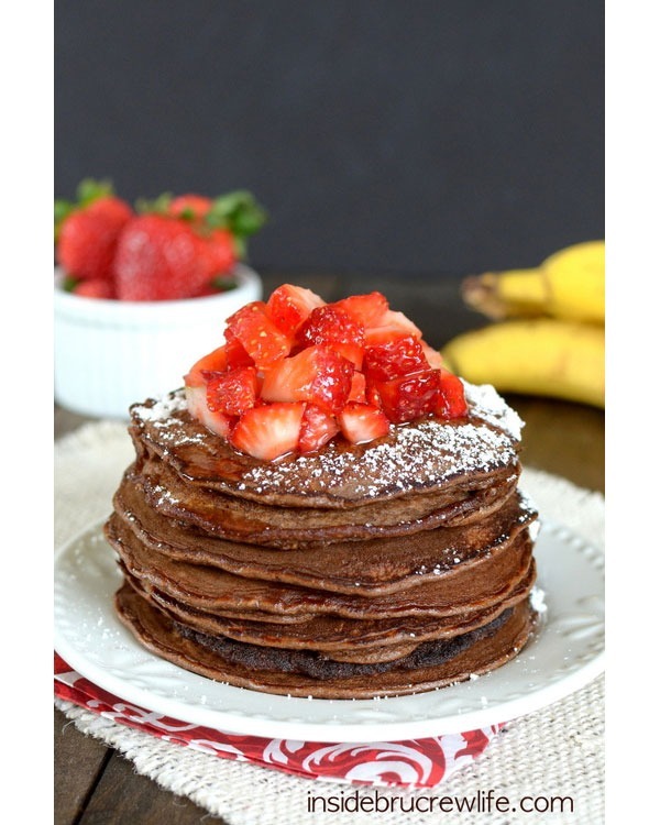 chocolate banana protein pancake recipe