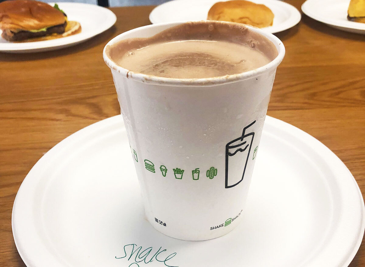 shake shack chocolate shake