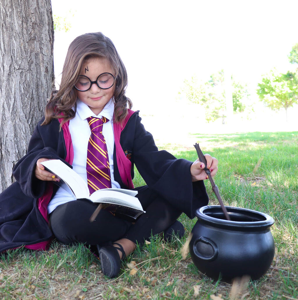 harry potter themed photo shoot