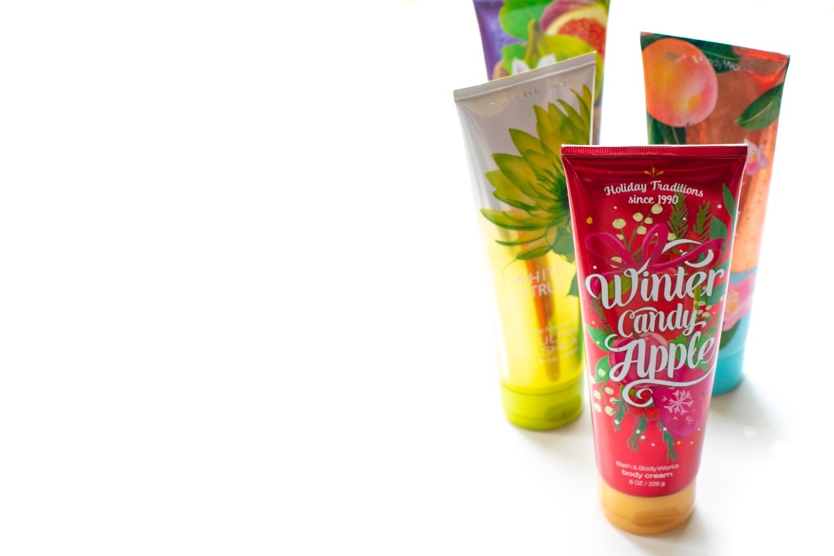 Winter candy apple bath and body works, body cream