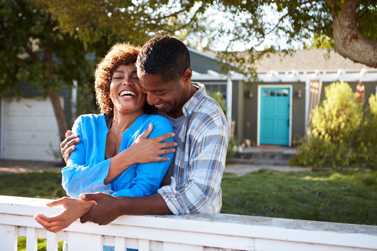 older couple smiling and laughing outside, old fashioned compliments