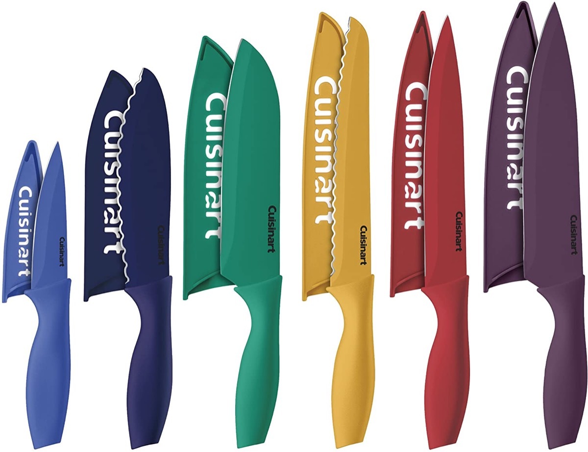 colorful cuisinart knives