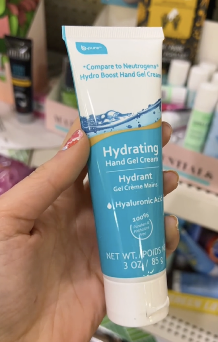 B Pure Hydrating Hand Gel Cream Dollar Tree