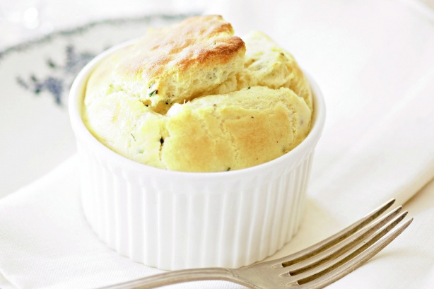 15 Broccoli & Goat Cheese Souffle