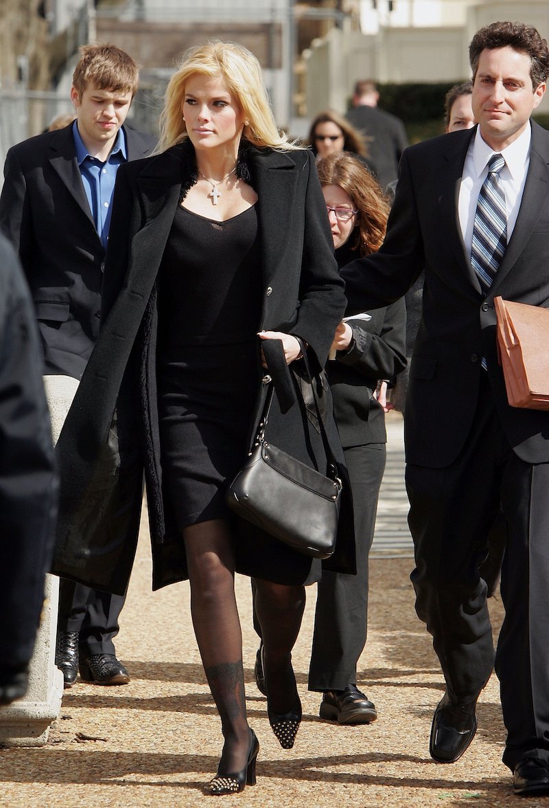 Anna Nicole Smith out the U.S. Supreme Court in 2006