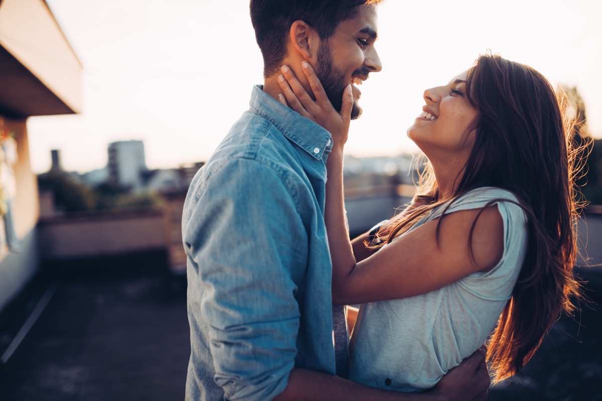 Happy couple in love - cute things to say to your girlfriend