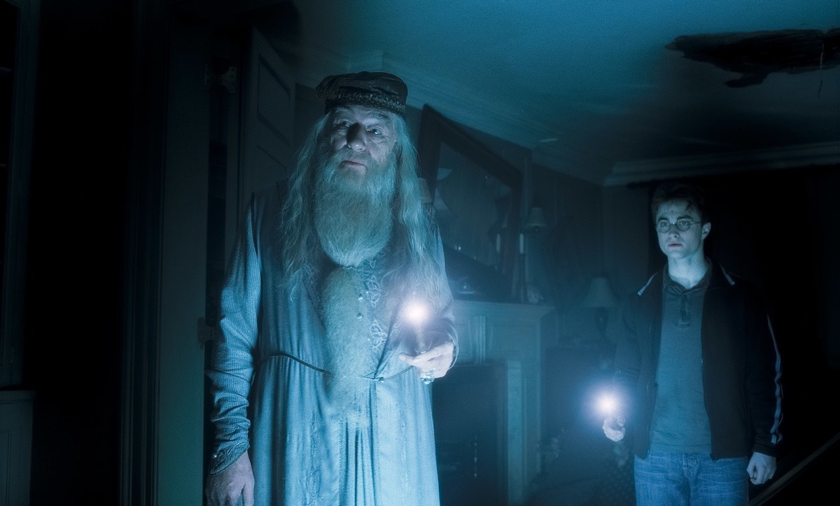 Dumbledor and Harry Potter