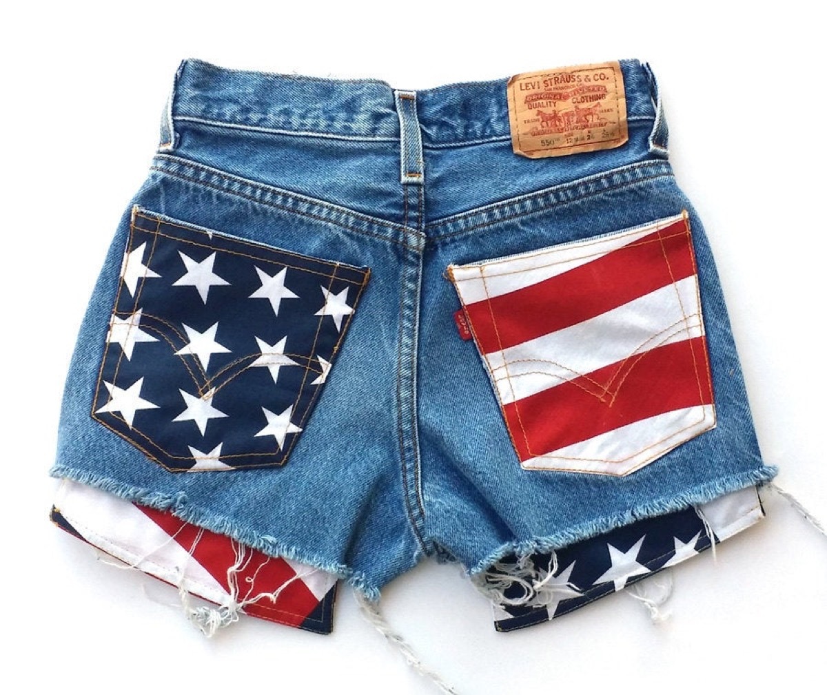 Levis Flag Shorts Fourth of July Accessories