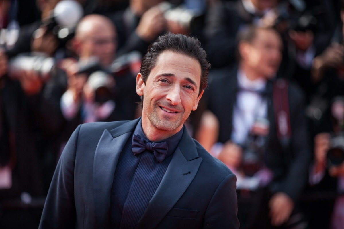 adrien brody on red carpet