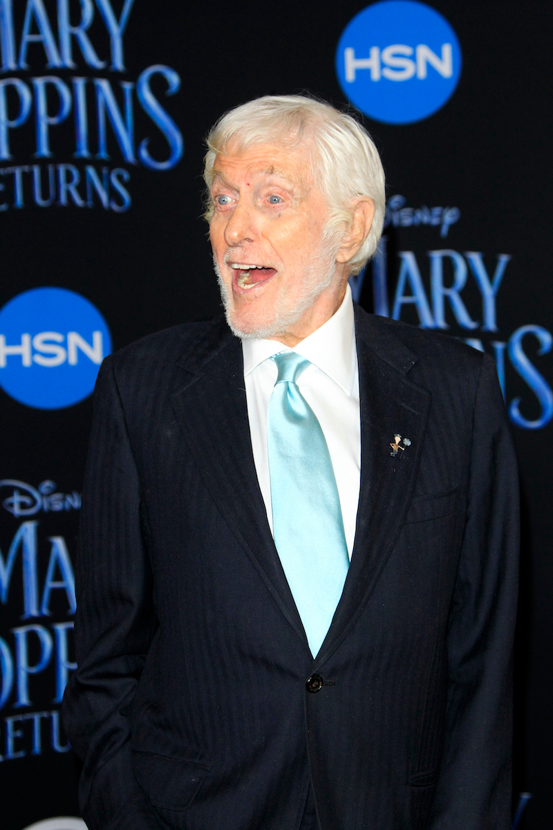 Dick Van Dyke at the premiere of 