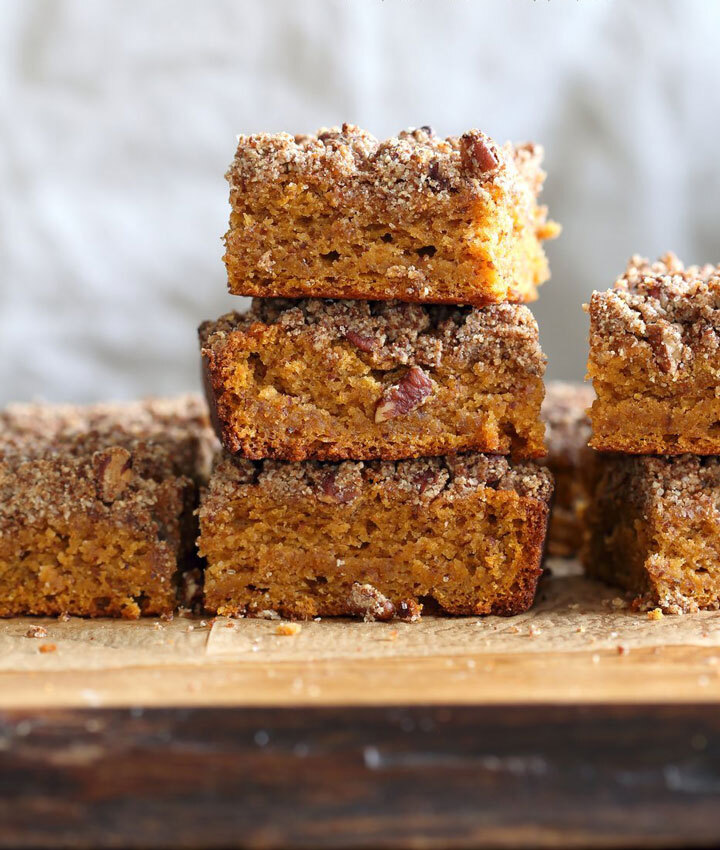 Gluten free sweet potato crumb cake