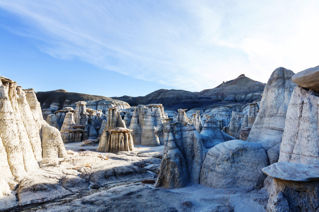 Bisti/De-Na-Zin Wilderness Area New Mexico Surreal Places in the U.S.