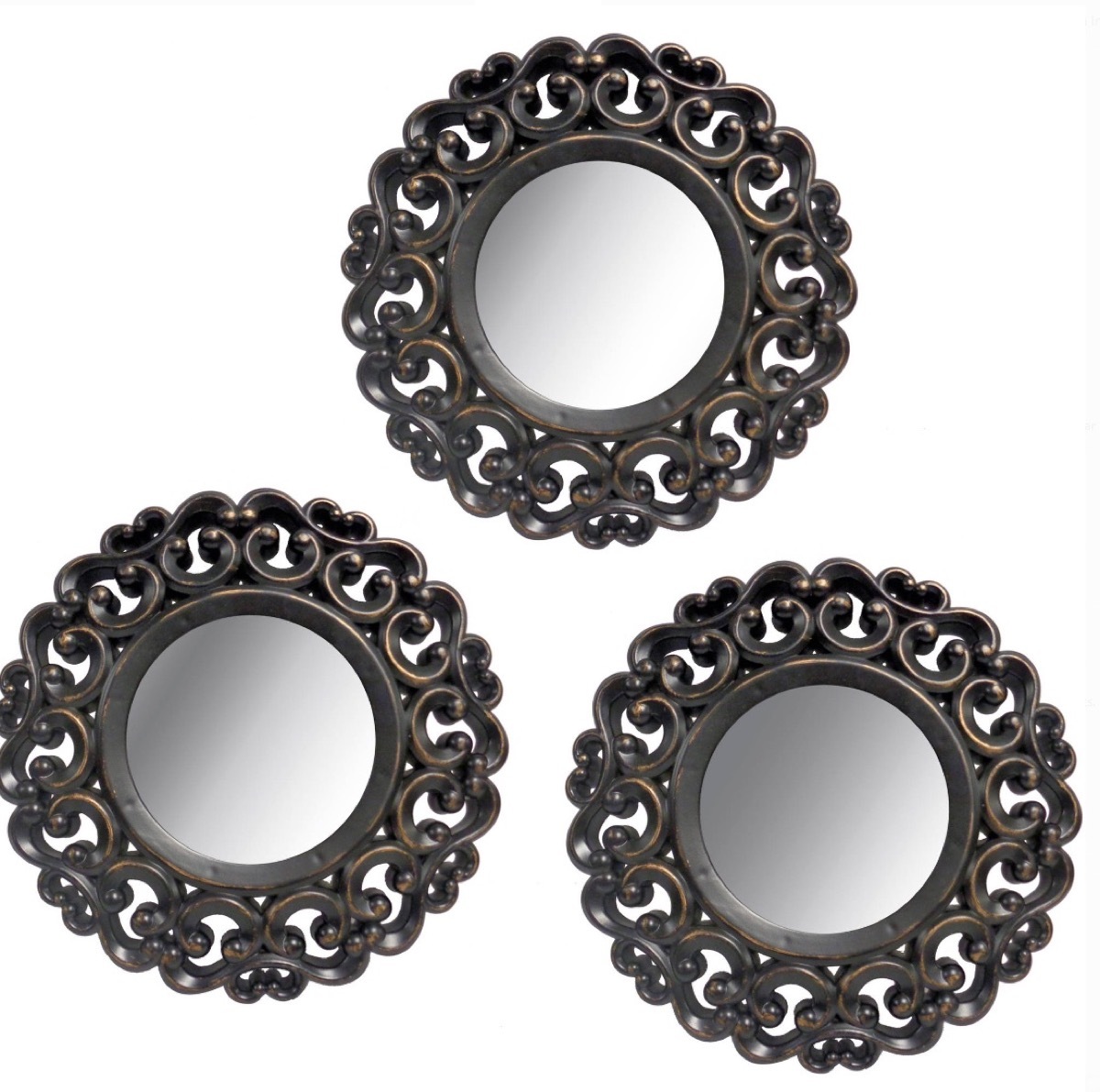 Three Piece Mirror Set Walmart Shopping