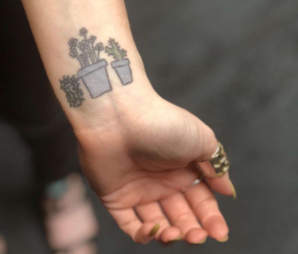 succulent tattoo