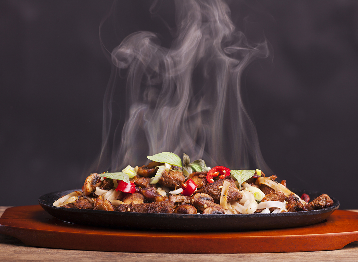 Steaming-food