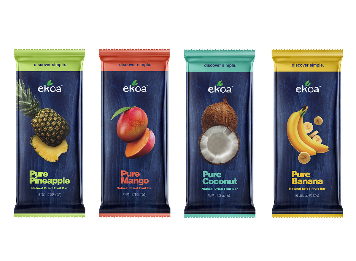 ekoa pure mango pineapple coconut banana bars