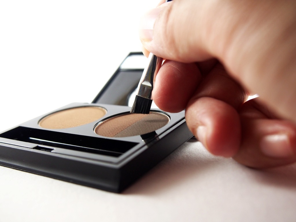 brow powder, makeup for older women