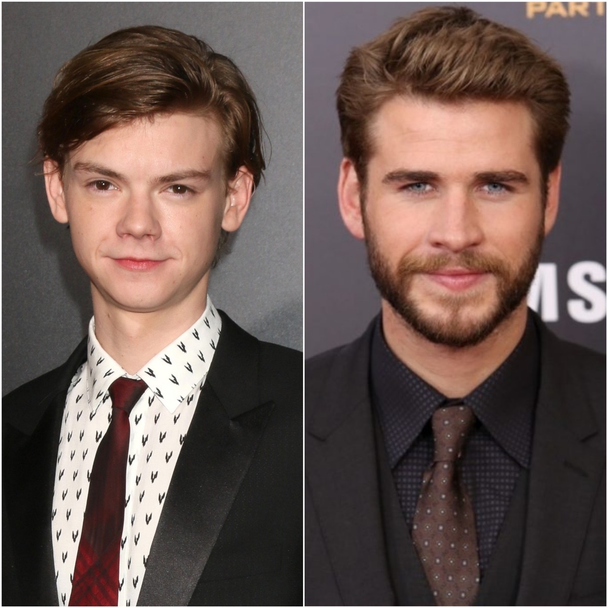 Thomas Brodie-Sangster and Liam Hemsworth