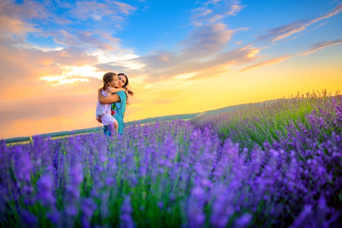 Mother daughter lavender farm