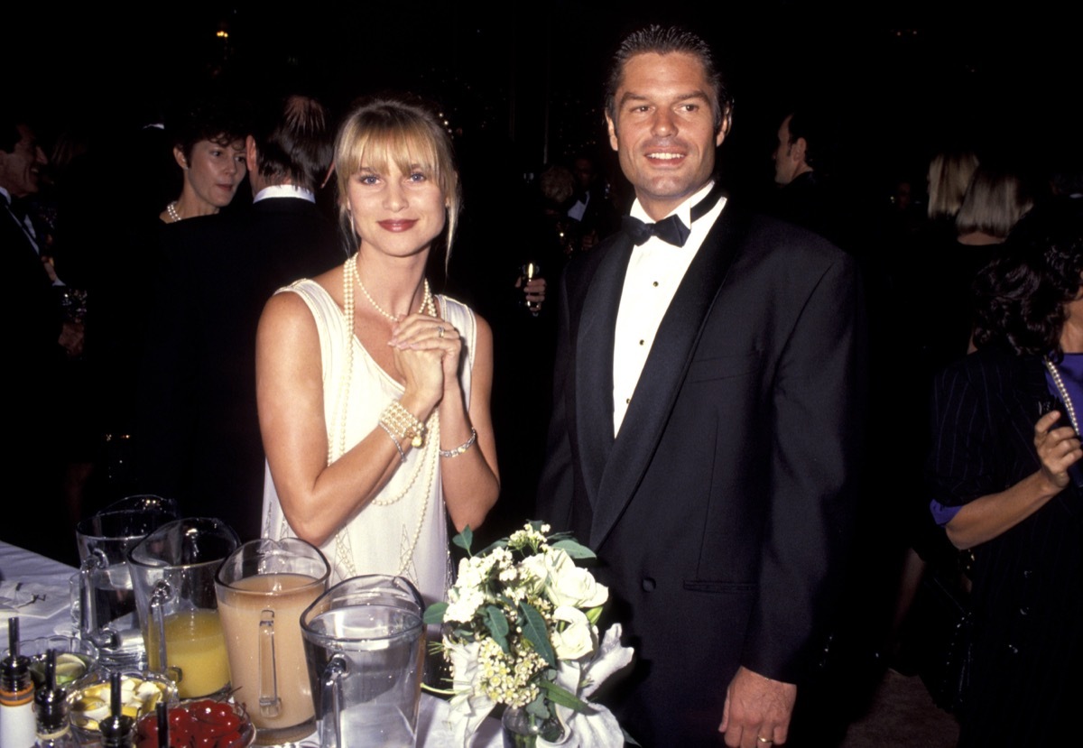 Nicollette Sheridan and Harry Hamlin in 1991