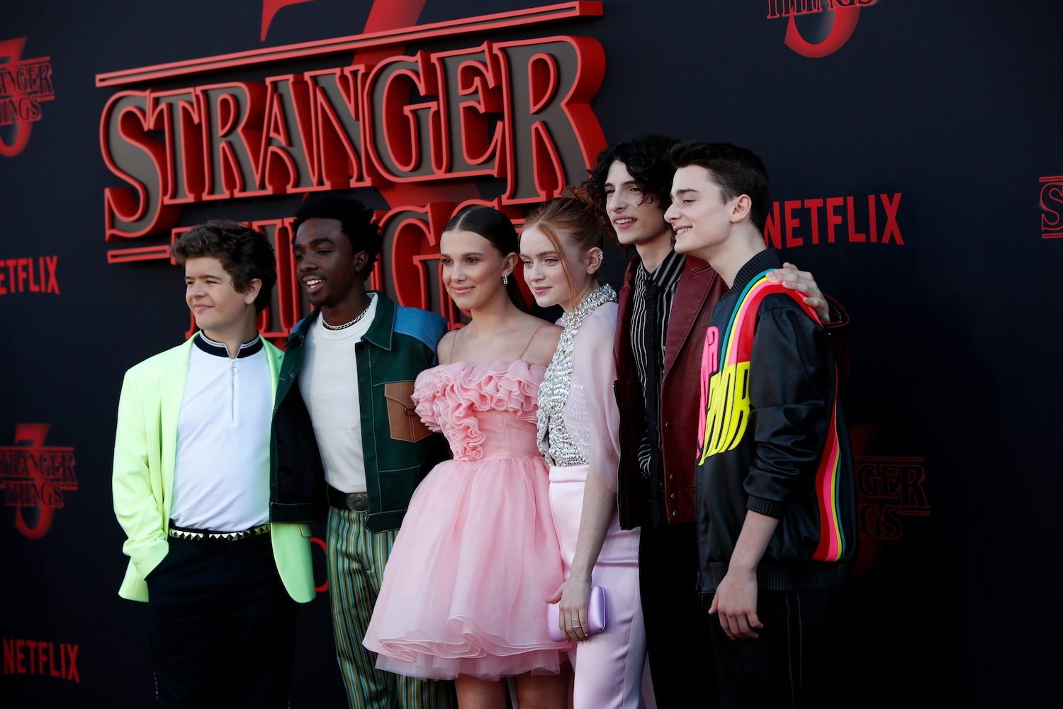 Stranger Things cast at the season 3 premiere