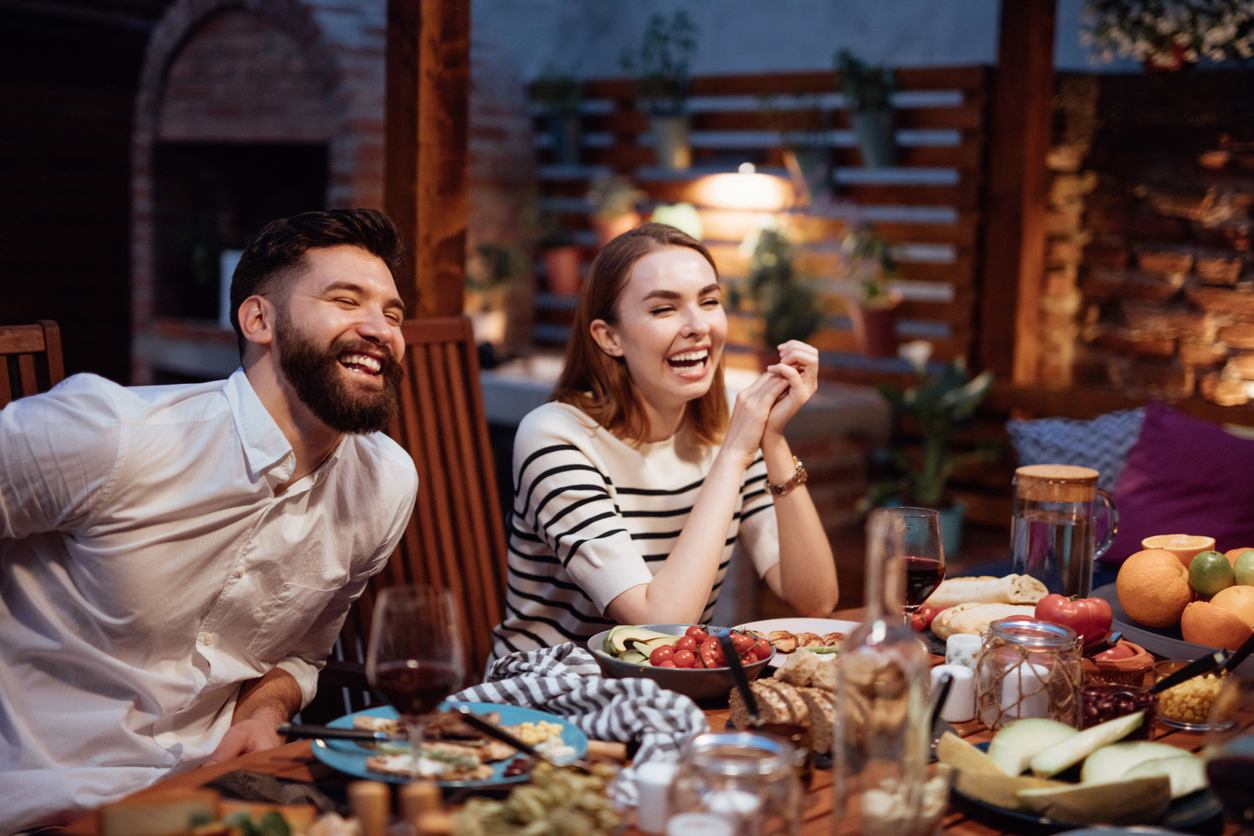 Friends Dining Outdoor