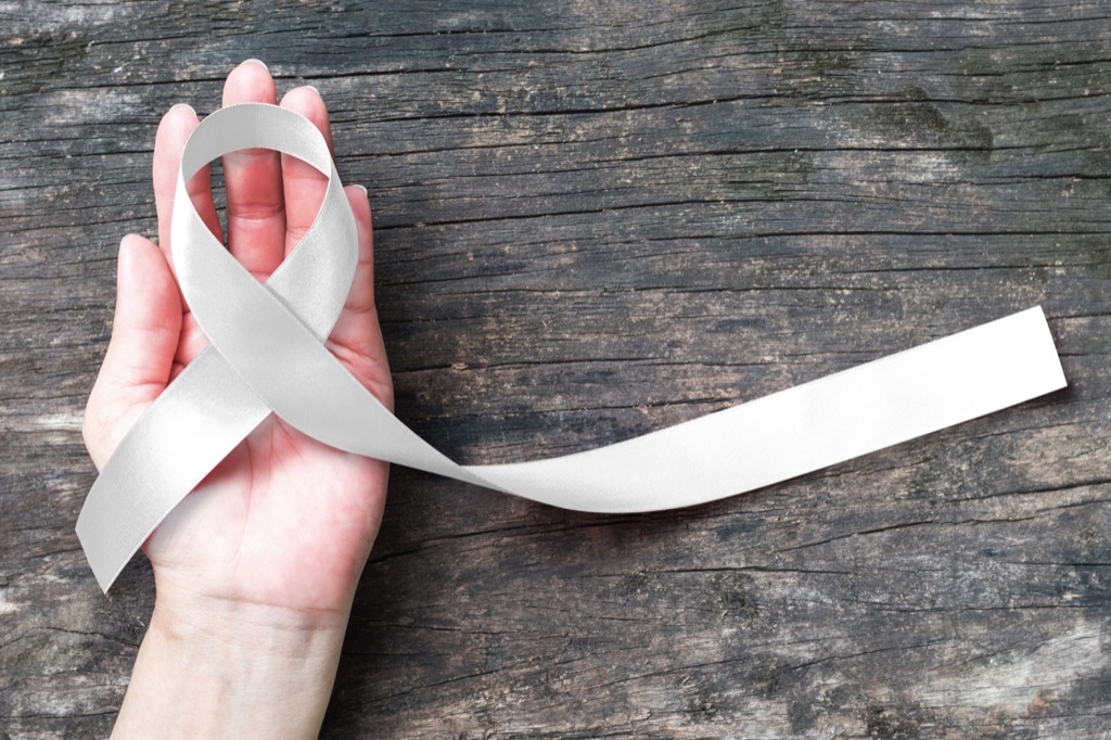 lung cancer ribbon