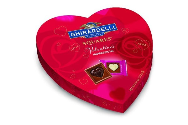 Valentines Candy Ranked Ghirardelli Milk squares