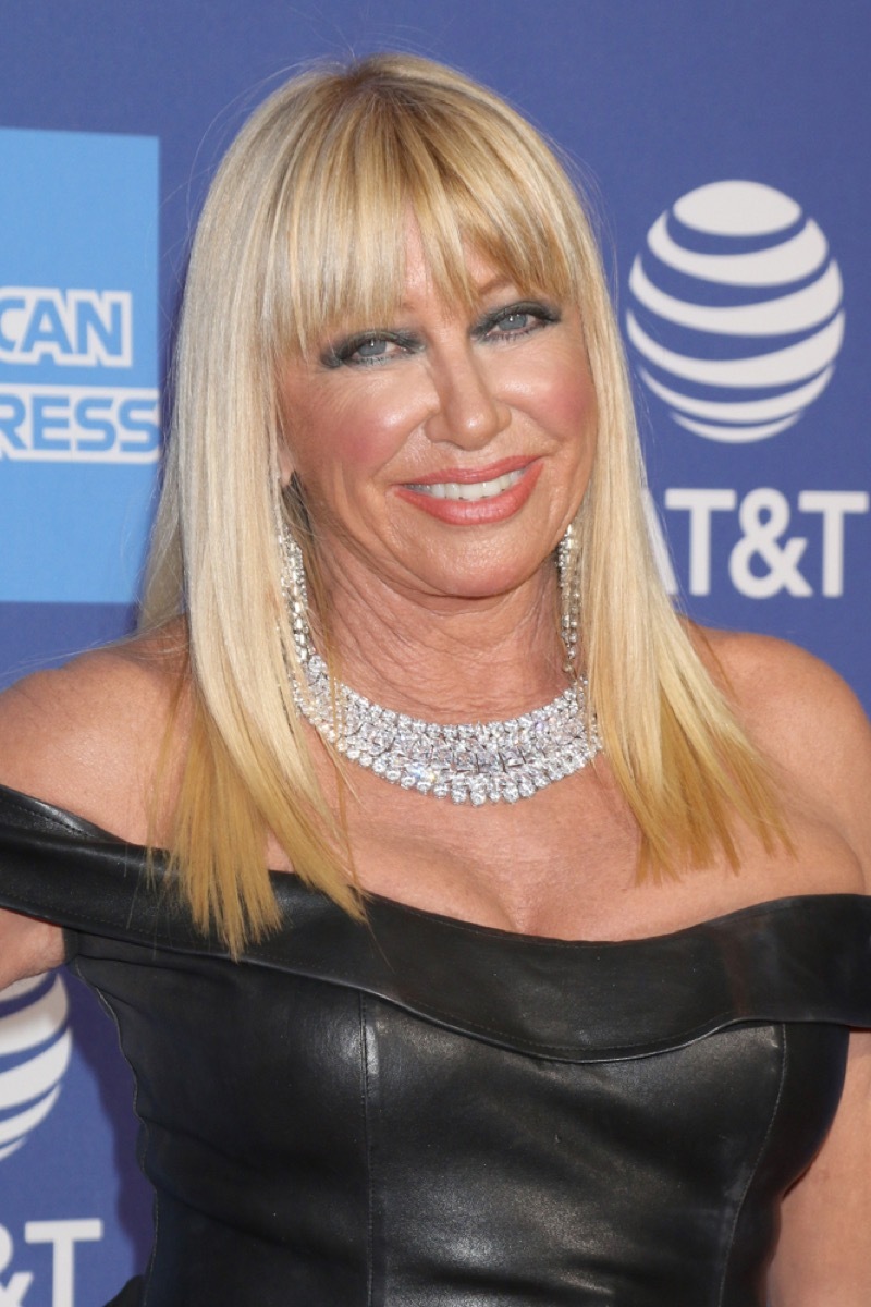 suzanne somers on the red carpet