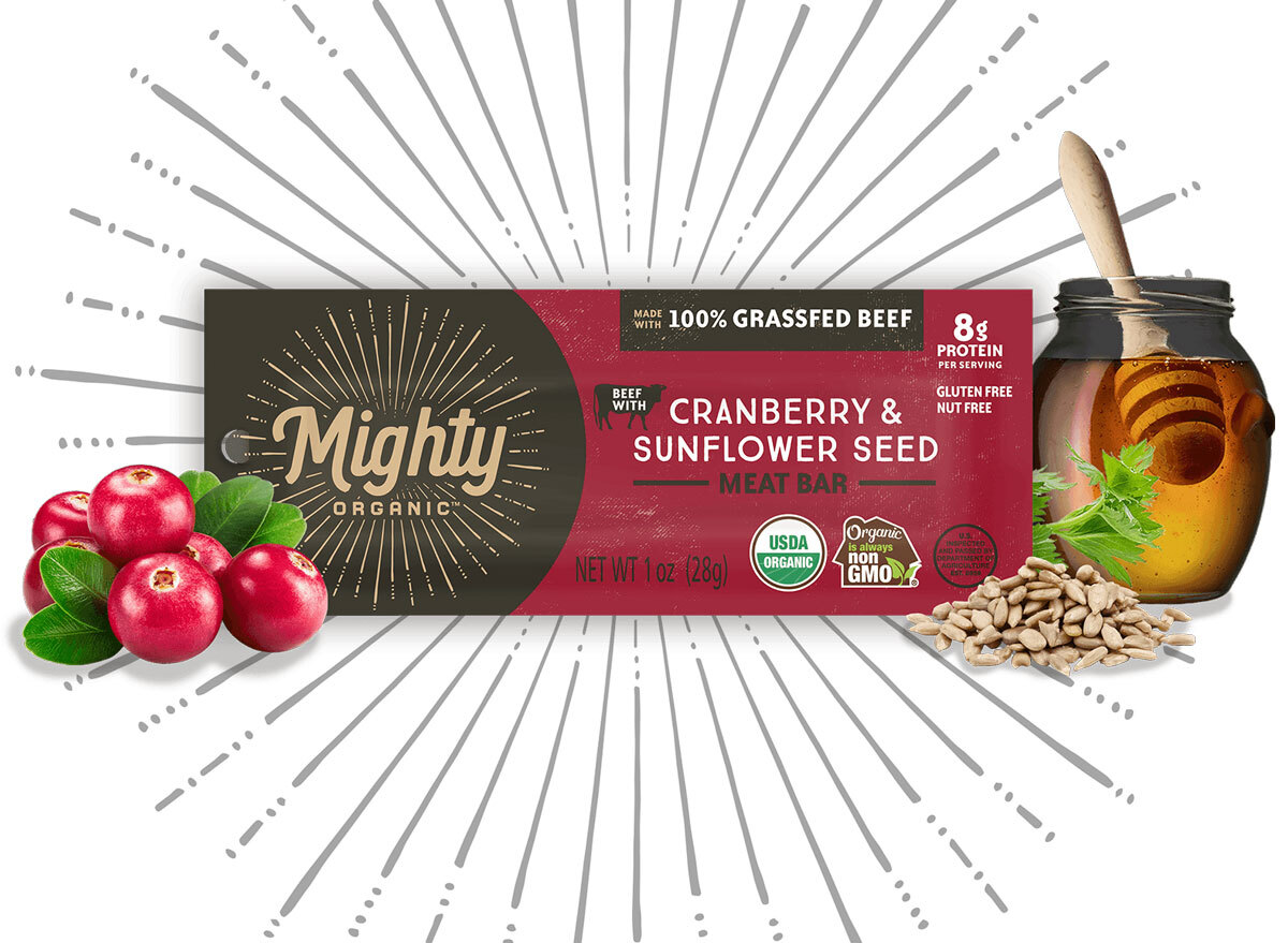 mighty organic beef protein bar