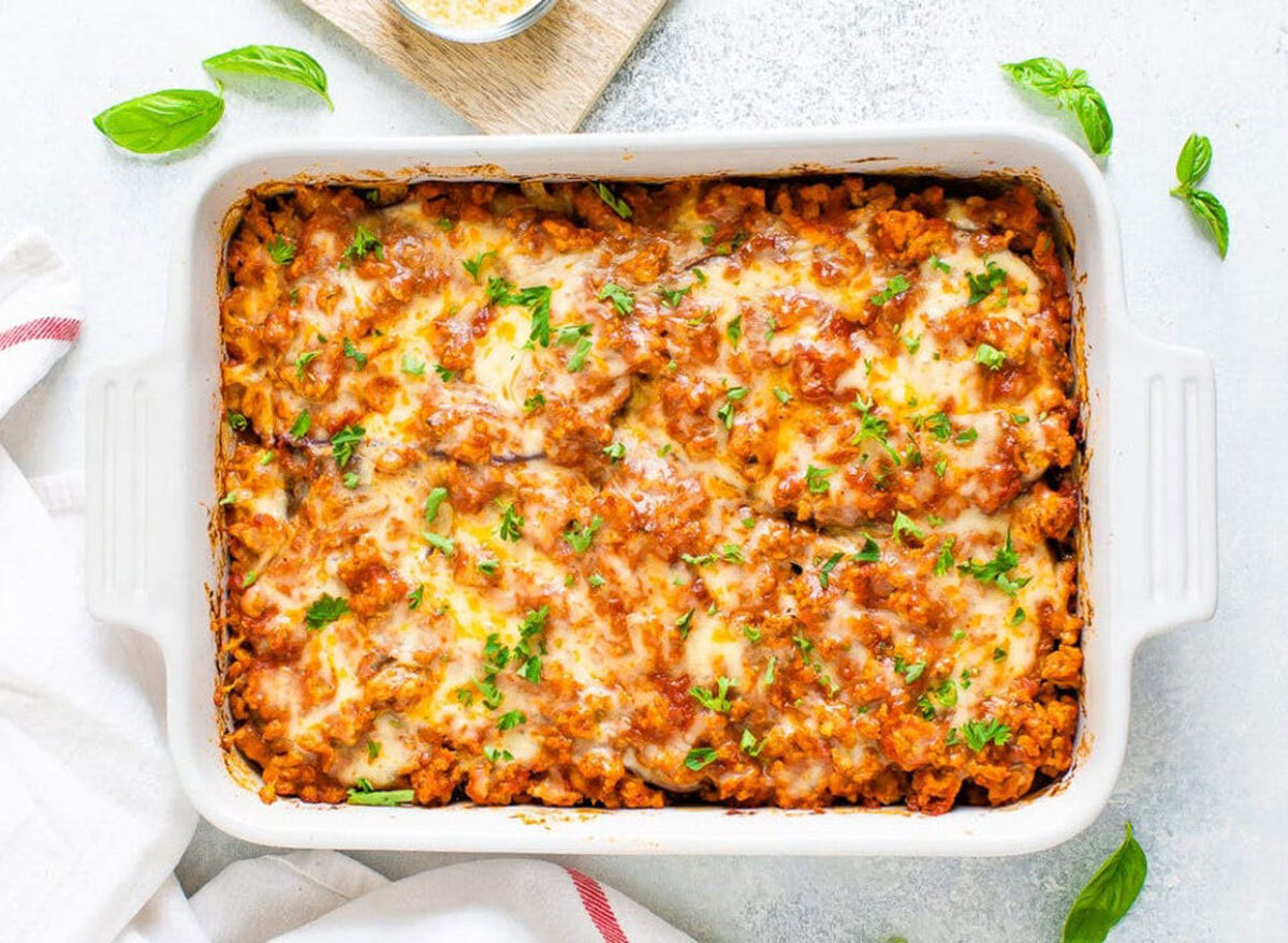 eggplant casserole ground turkey