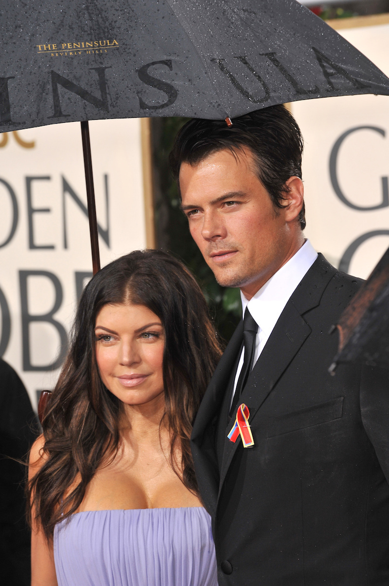 Fergie and Josh Duhamel and the 2010 Golden Globe Awards