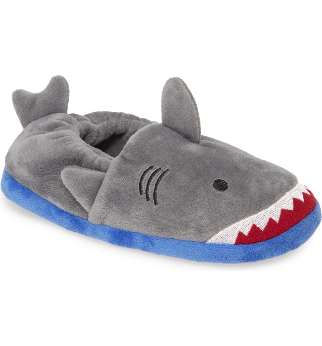 tucker tate fuzzy shark slippers