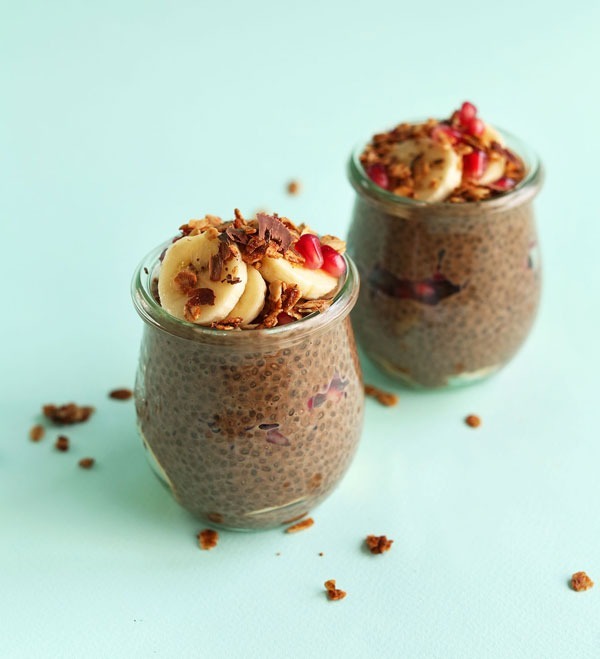 Overnight Chocolate Chia Seed Pudding