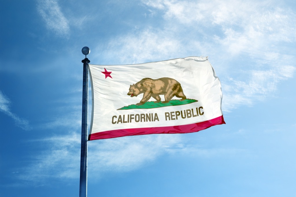 calfornia flag crazy facts