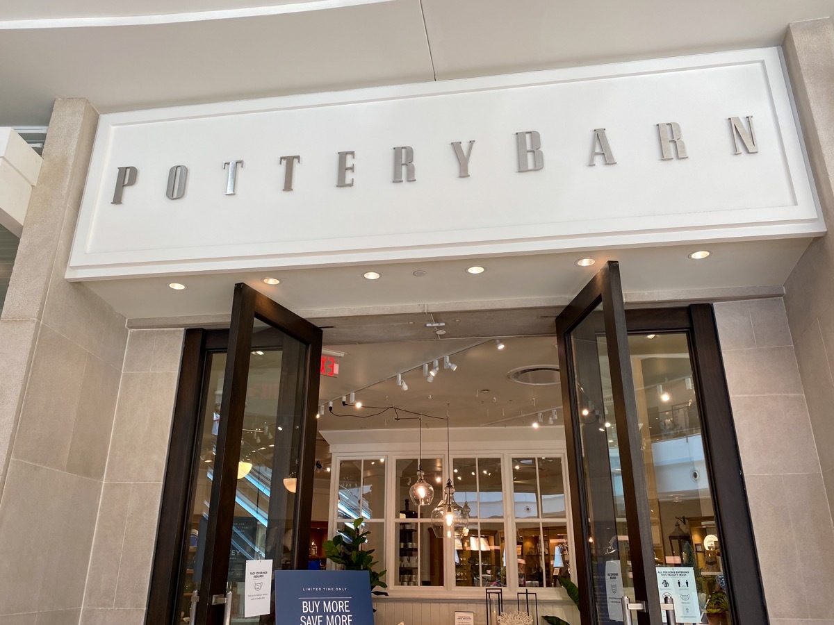 pottery barn store